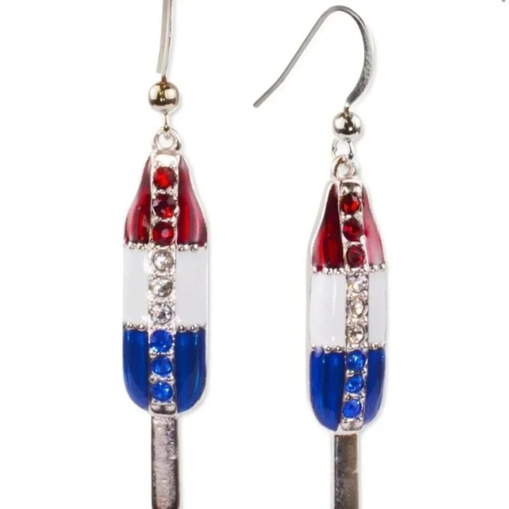 Popsicle Multicolor Drop Earrings - image 1